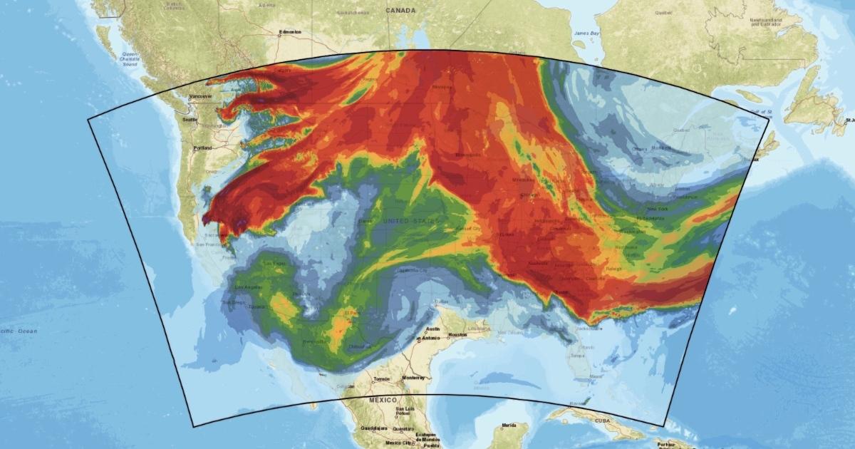 Us Smoke Map Noaa The Whole Country Is Breathing Wildfire Smoke | Environmental Defense Fund