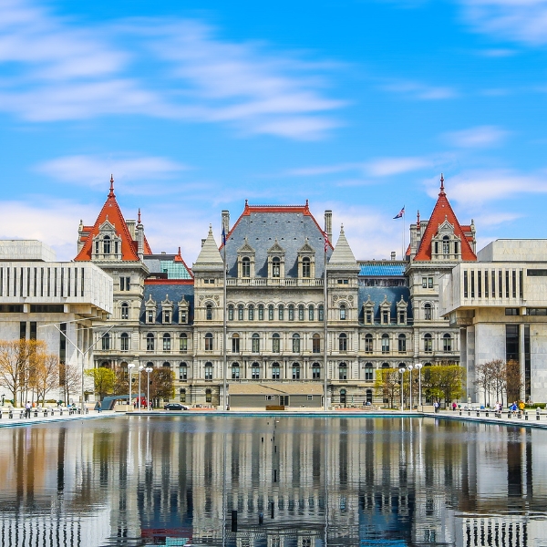 photo of New York state capitol building
